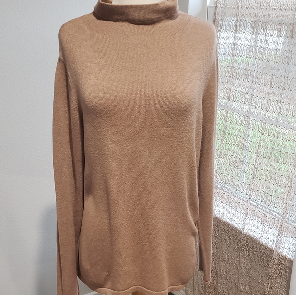 Old Navy Camel Mock Neck Sweater | Poshmark
